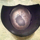 The underside of Bills’ version of Darth’s helmet.
